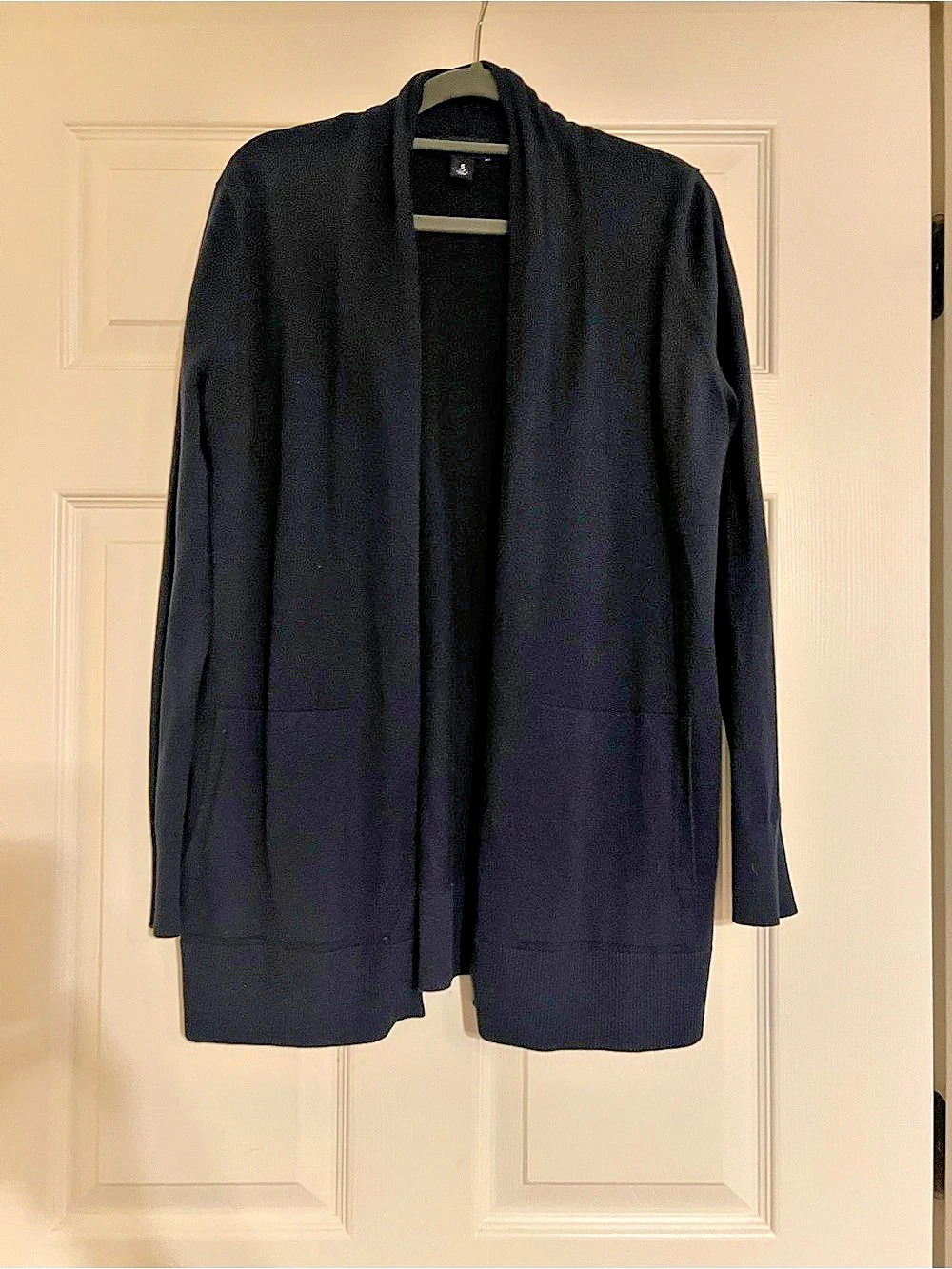 Navy Cardigan with Pockets